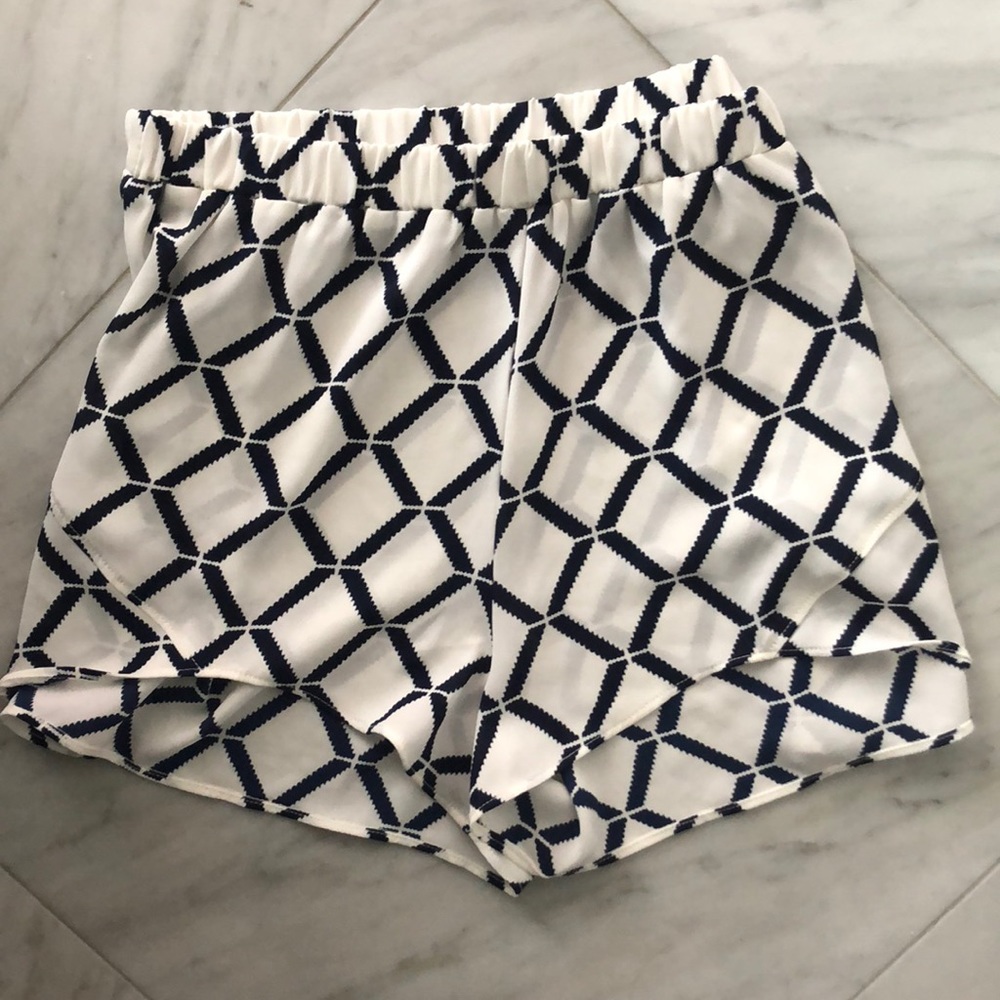 Patterned Flowy Shorts